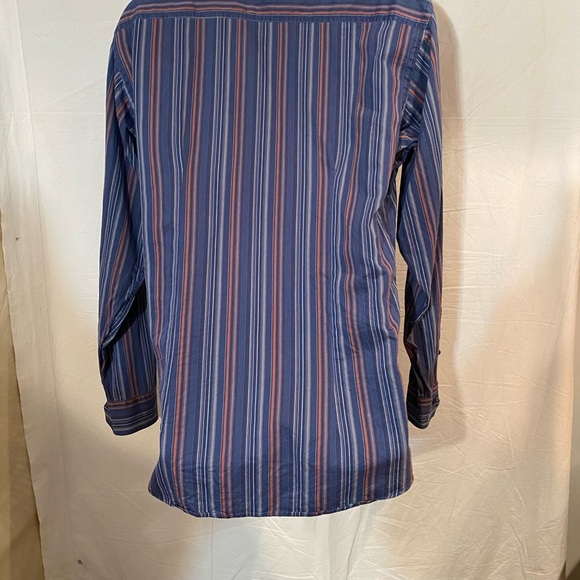 ZEGNA SPORT Men’s Striped Button Down Shirt Sz M - Picture 6 of 7